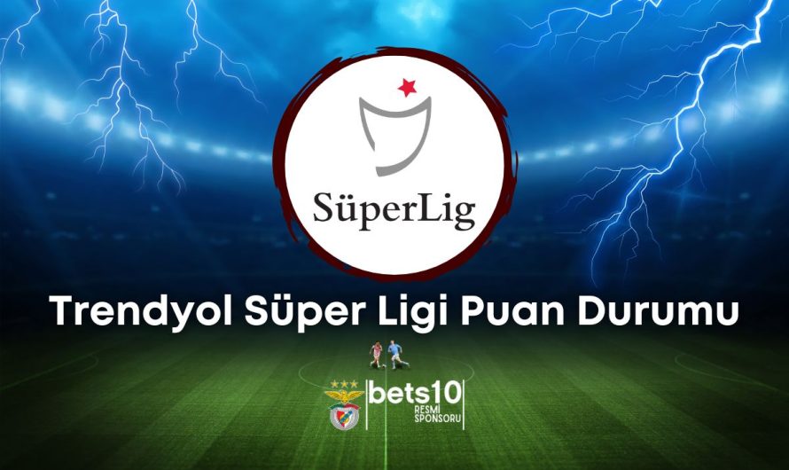 Trendyol Süper Ligi Puan Durumu