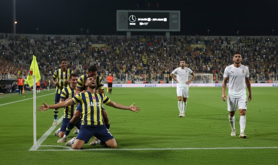 Fenerbahçe, Kadıköy’de 1 Puanla Yetinmek Zorunda Kaldı: Gözler Galatasaray’a Çevrildi