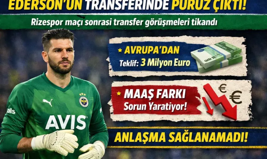 Ederson’un Çaykur Rizespor Maçındaki Performansı ve Gelecek Planları